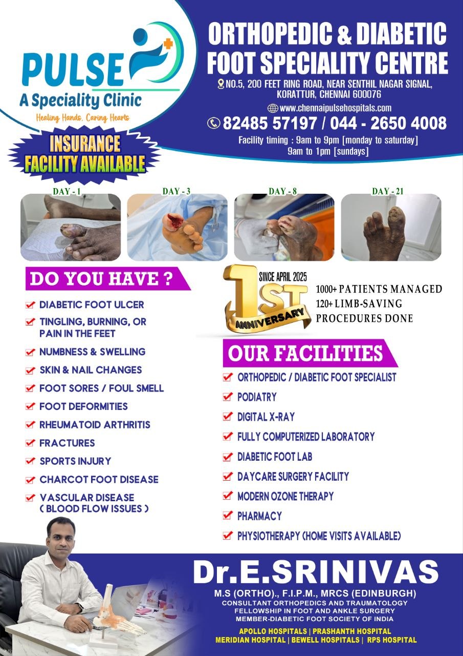 Pulse Speciality Clinic - Orthopedic & Diabetic Foot Centre